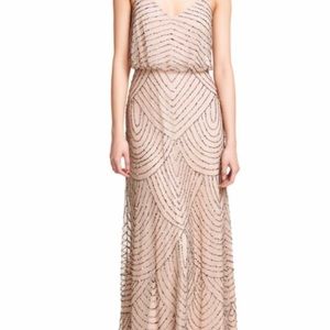 Lavender Adrianna Papell bridesmaid/prom dress